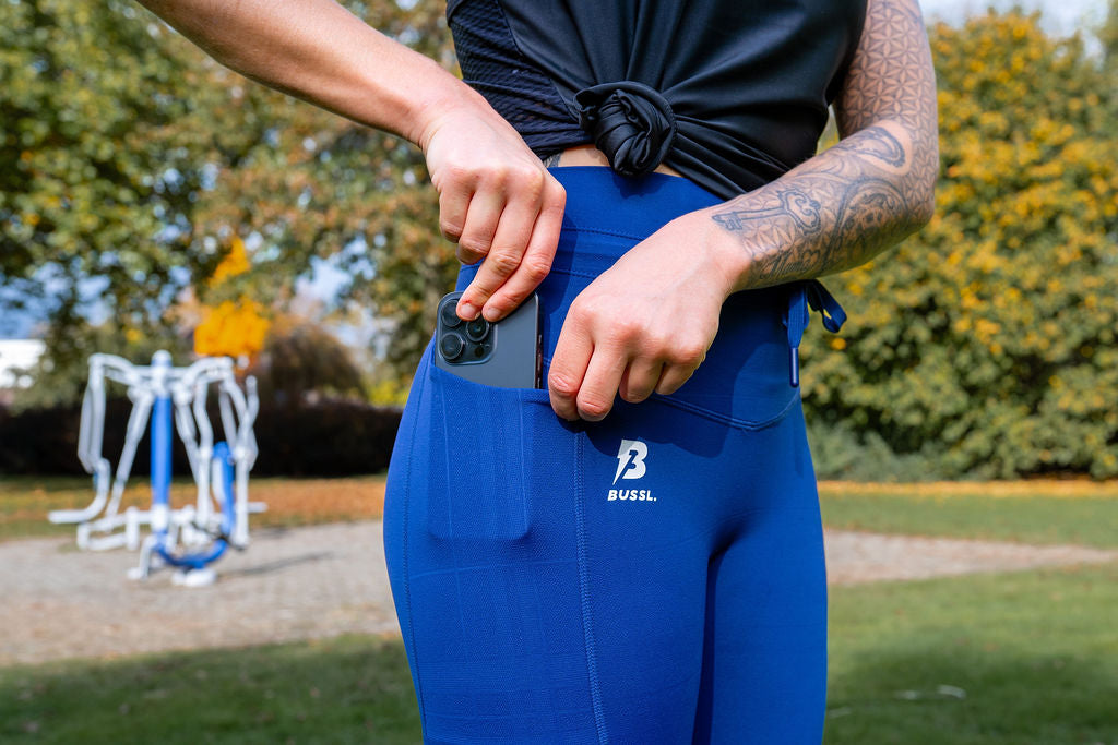 Classy Blue Leggings